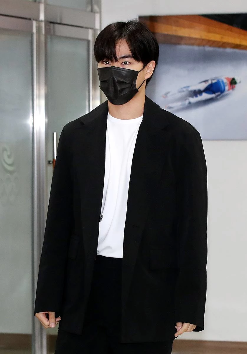 진천선수촌에서 음주운전 사고를 낸 스피드스케이팅 국가대표 김민석 / 이하 뉴스1