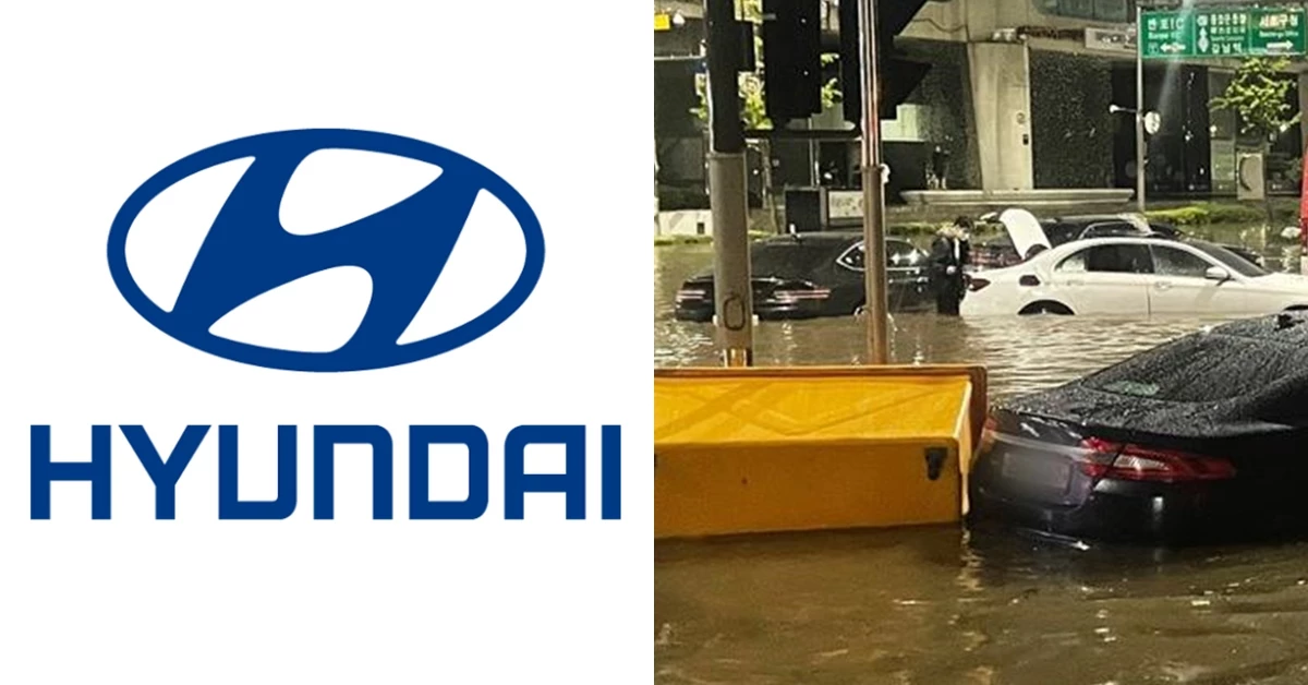 서울 서초구 인근 차량 침수 현장(우) /현대자동차, 뉴스1