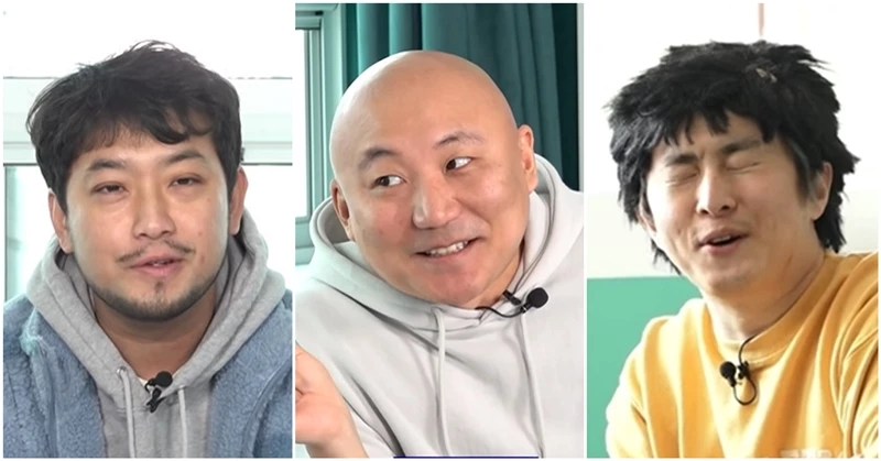 (왼쪽부터) 이말년(침착맨), 주호민, 기안84 / 유튜브 'M드로메다 스튜디오'