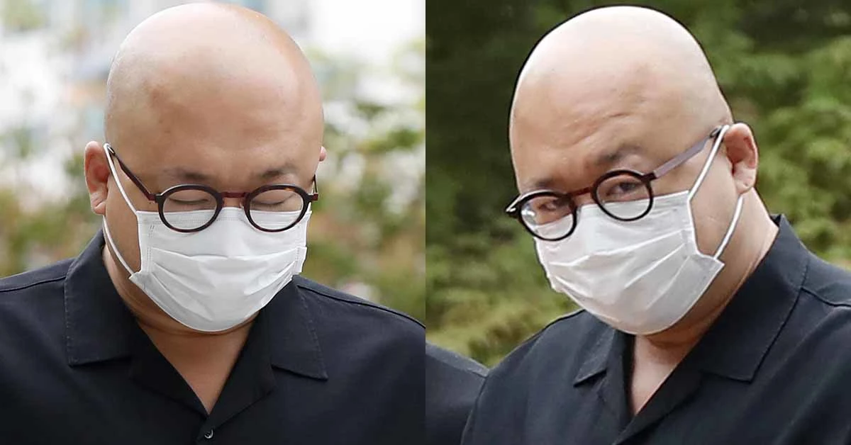 필로폰 투약 혐의를 받는 작곡가 겸 가수 돈 스파이크(45·본명 김민수)가 28일 오전 서울 도봉구 서울북부지방법원에서 열린 영장실질심사에 출석하고 있다. 경찰은 지난 26일 오후 서울 강남의 한 호텔에서 돈 스파이크를 체포했다. 검거 당시 돈 스파이크가 소지하고 있던 필로폰 양은 30g인 것으로 전해졌다. 통상 1회 투약량이 0.03g인 것을 고려했을 때, 이는 약 1000회분에 해당한다. / 뉴스1