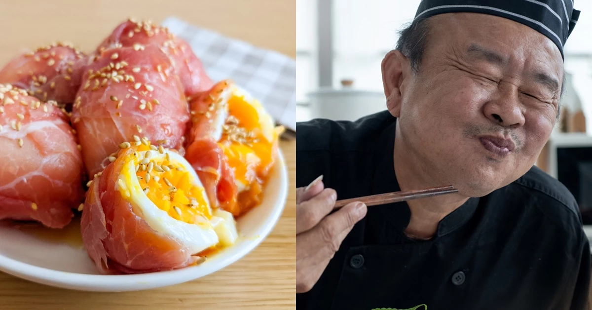 악마의 생햄·계란 나물(좌) /트위터(@hamagohan_r), chomplearn-shutterstock.com