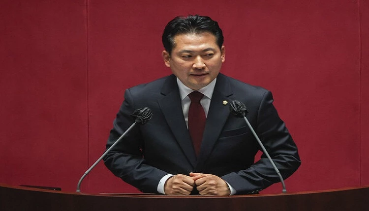 본회의장서 발언하는 장동혁의원. /사진=장 의원실 제공