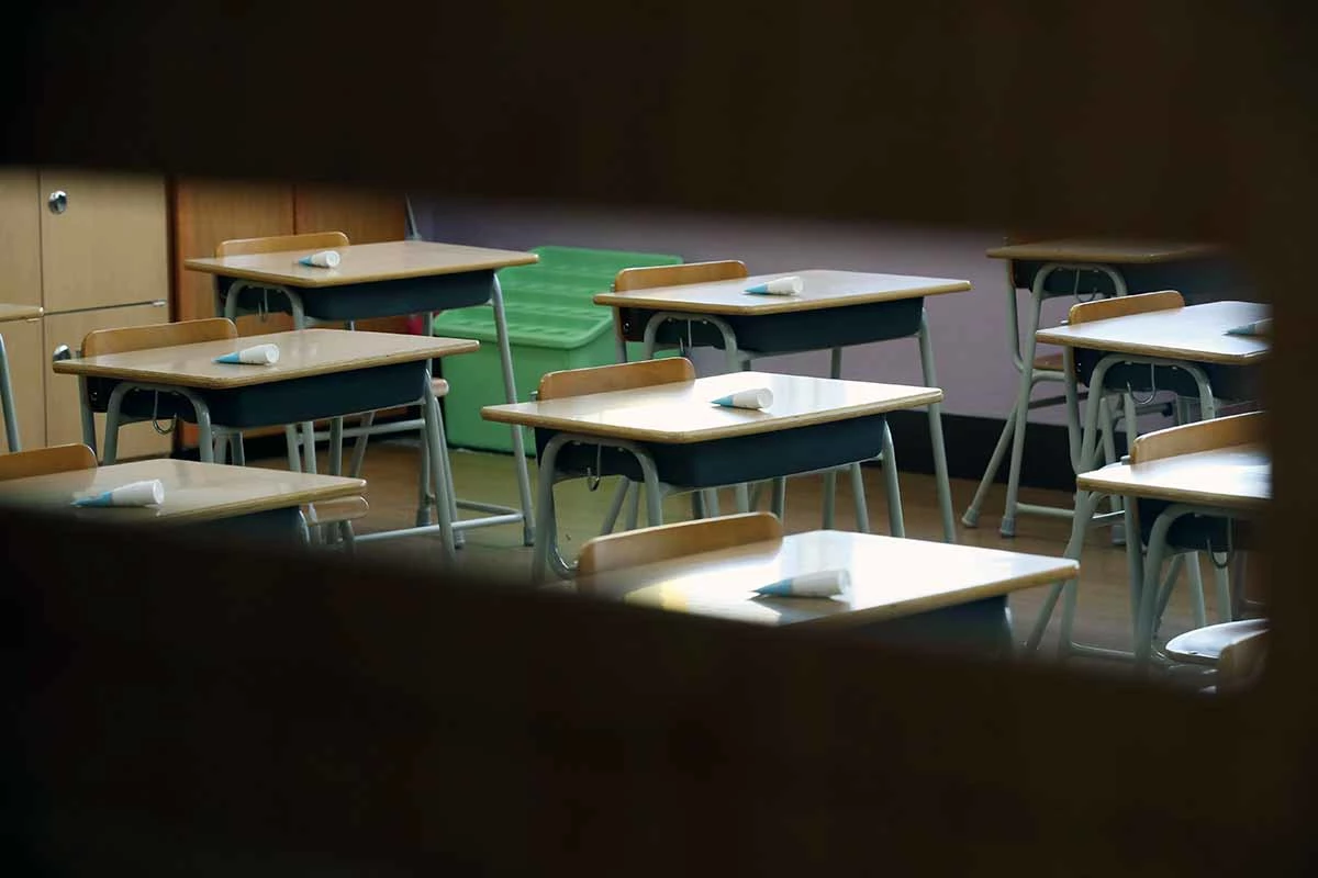 글 내용과 전혀 관련이 없는 한 초등학교 교실. / 뉴스1