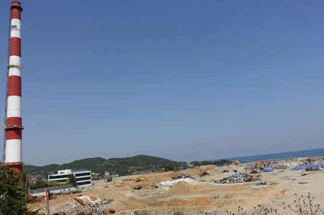 기장군 일광면 이천리 옛 한국유리 철거현장 / 사진=최학봉 기자