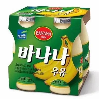 생과즙 바나나 우유