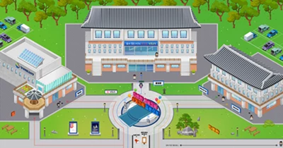 메타버스로 교육가족들과 소통한다!( 메인화면 사진) / 경북교육청