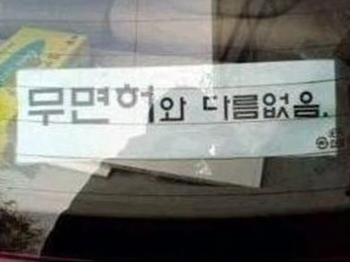“조폭이 타고 있어요” 불쾌감 유발했던 '초보 운전 스티커'…이제 사라진다