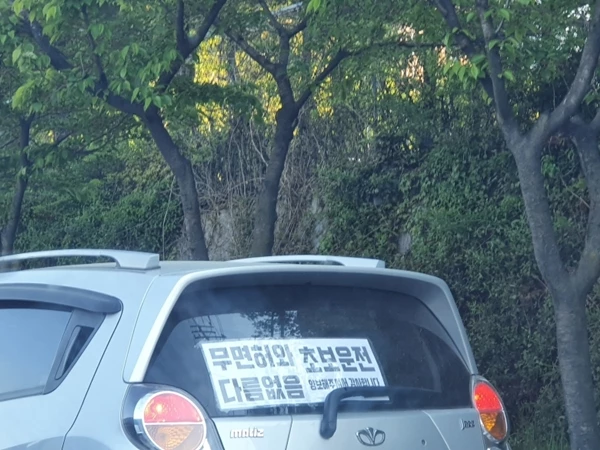 “조폭이 타고 있어요” 불쾌감 유발했던 '초보 운전 스티커'…이제 사라진다