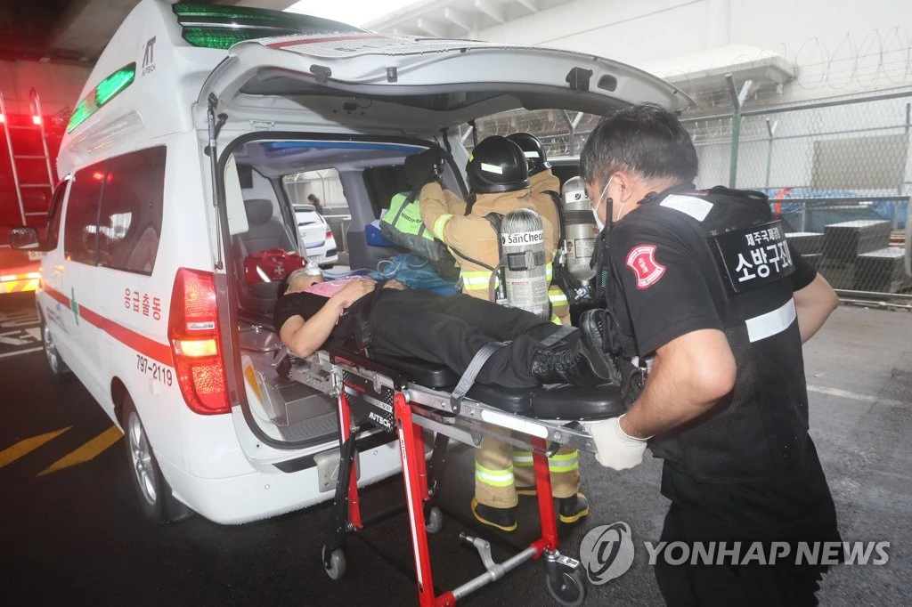 제주공항 소방구조대 / 연합뉴스