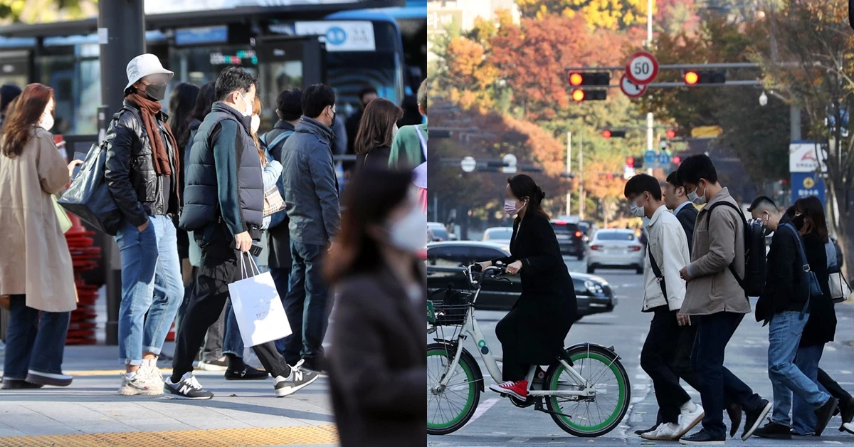 직장인들의 아침 출근길 /뉴스1