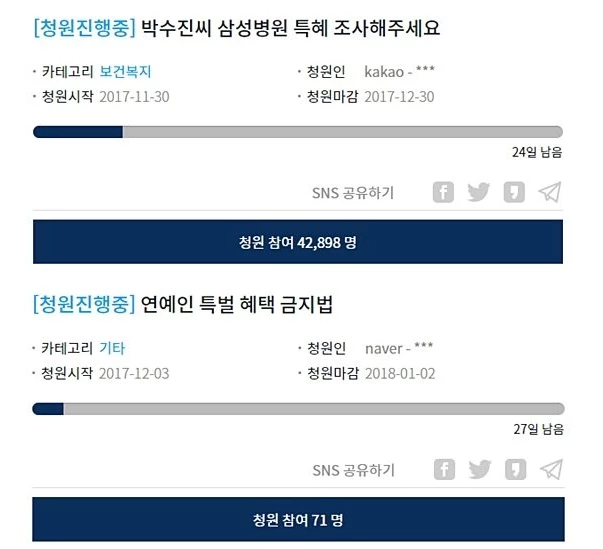 청와대 국민청원