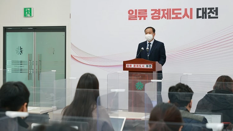 공공어린이재활병원 건립을 위한 실시협약을 수정 체결 브리핑 / 대전시