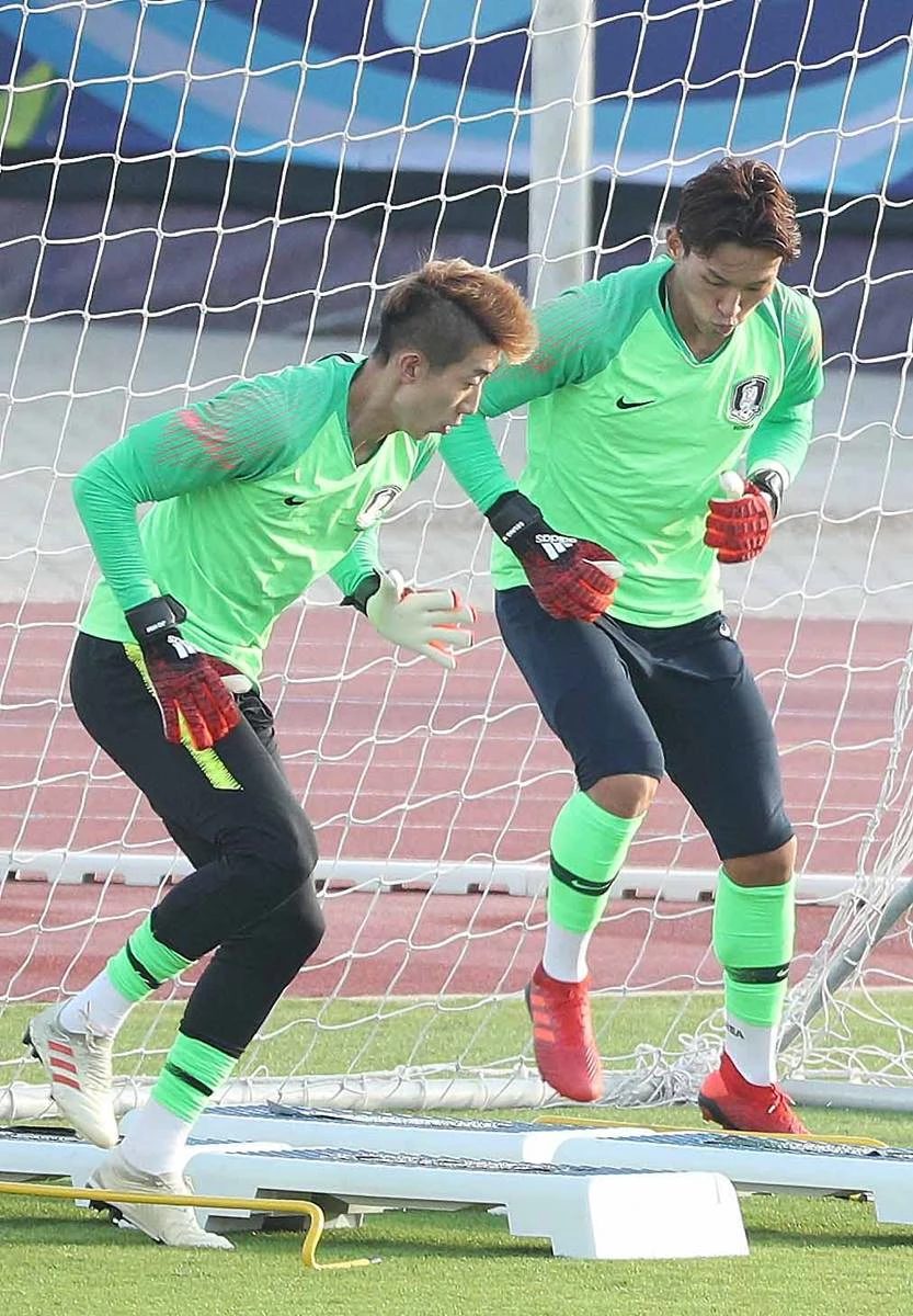 골키퍼 조현우와 김승규