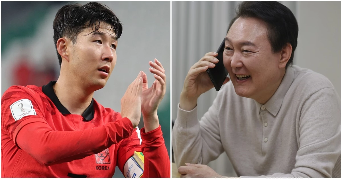 손흥민, 윤석열 대통령 / 뉴스1, 대통령실 제공