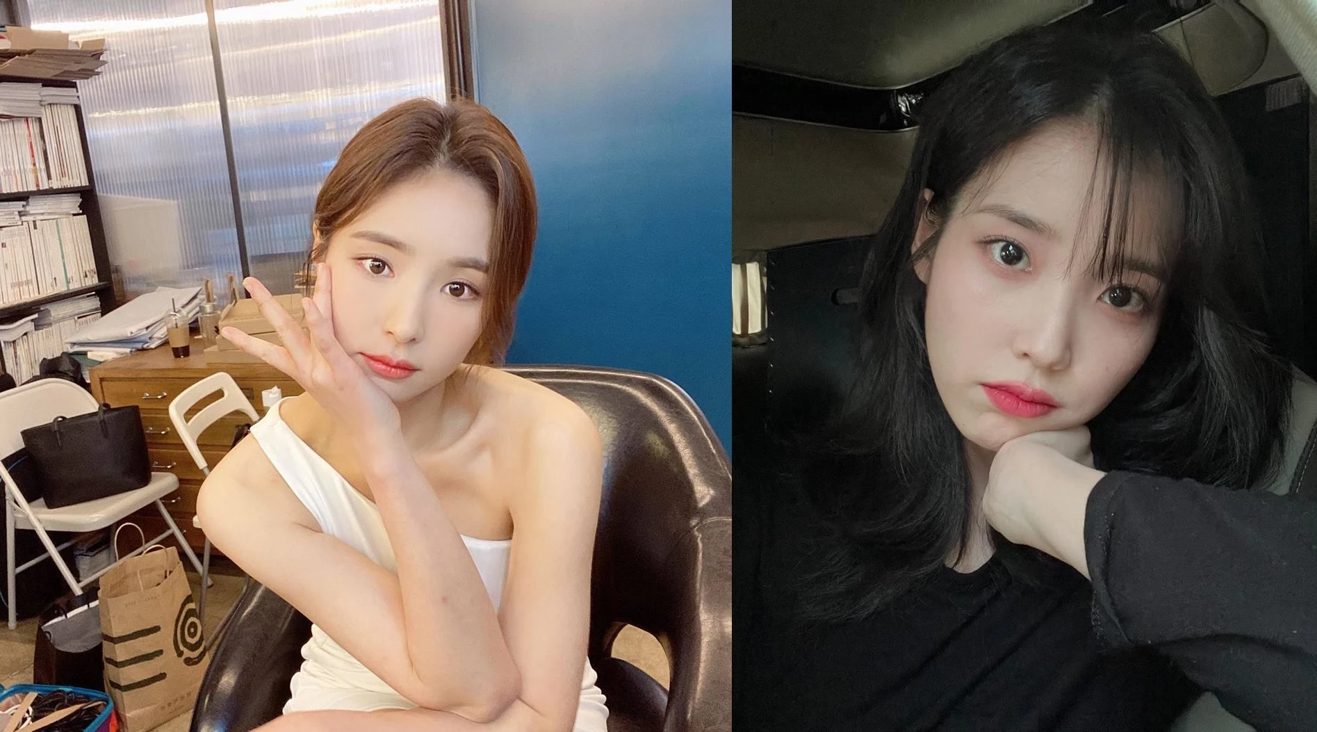 신세경과 아이유 / 신세경, 아이유 인스타그램