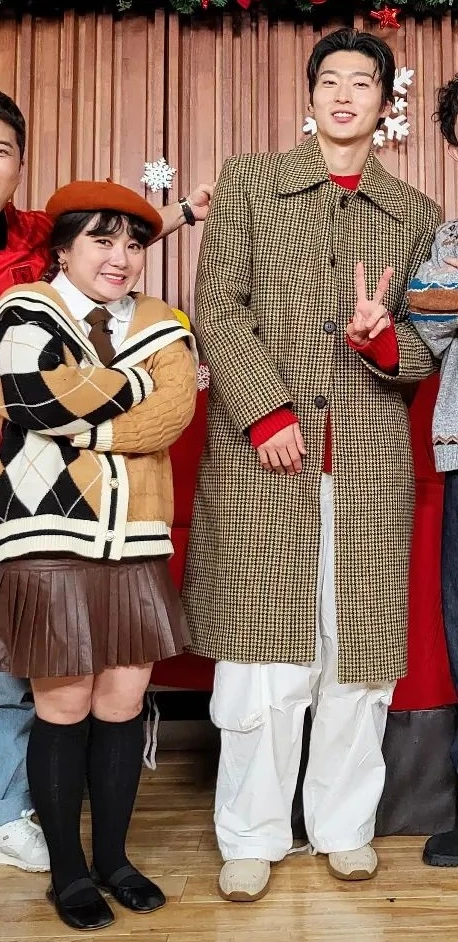 키 차이가 40cm 나는 박나래와 조규성