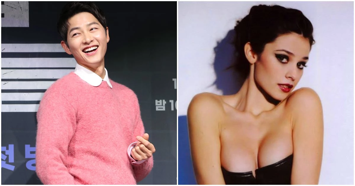 배우 송중기, 영국 출신 배우 케이티 루이스 사운더스 / 뉴스1, 케이티 루이스 사운더스 페이스북