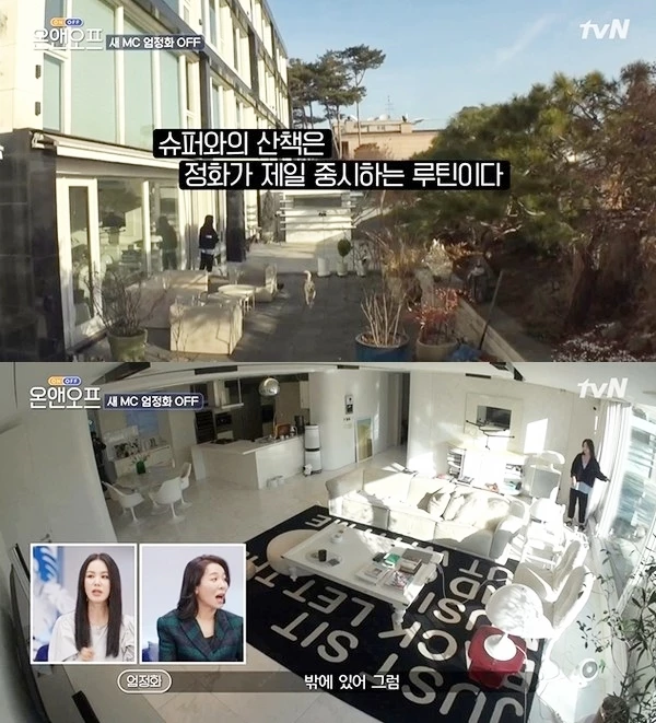 엄정화 하우스 / tvN '온앤오프'