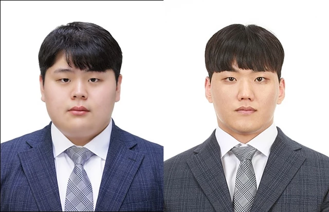김민재 장사(왼쪽), 남우혁 선수