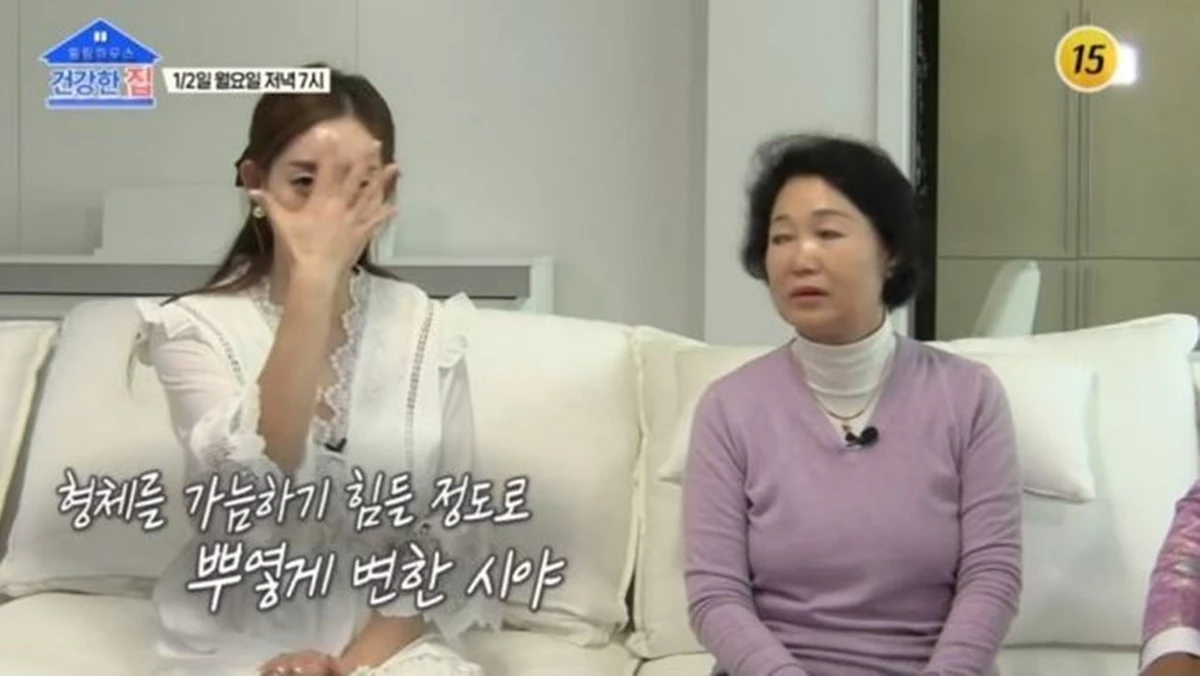 뇌출혈 당시 상황에 대해 설명 중인 박규리