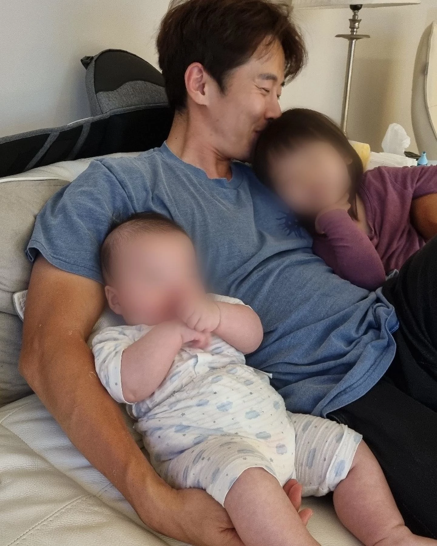 최필립과 자녀들