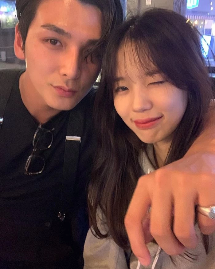 김세준이 12일 오후 SNS에 올린 이소이와의 투샷 / 이하 김세준 인스타그램