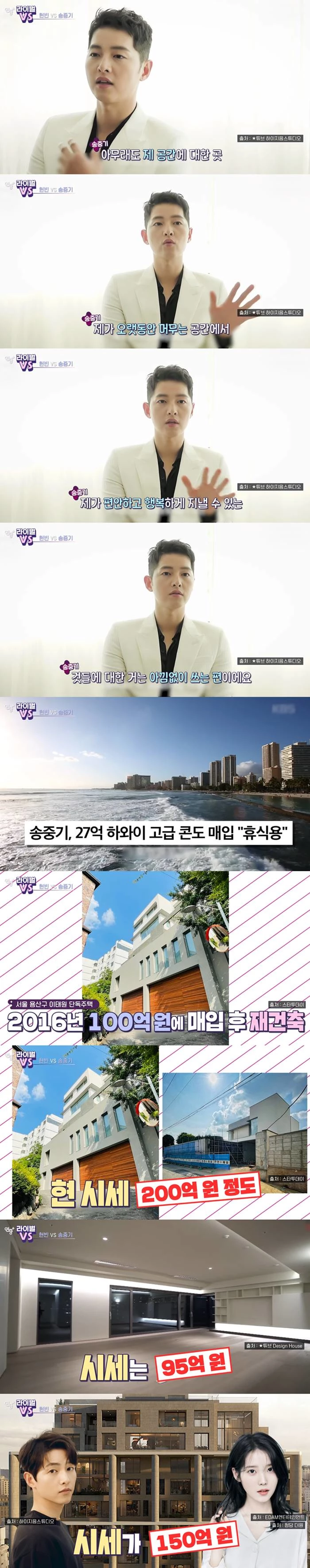 배우 송중기의 부동산 재산에 대한 설명. /이하 KBS2