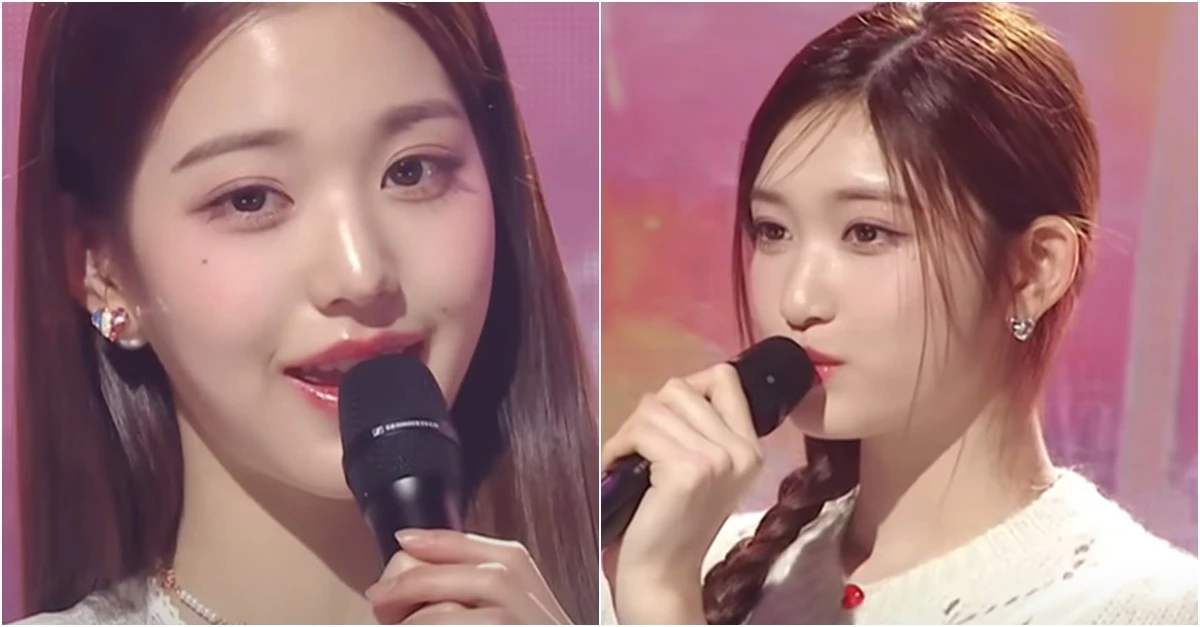 앉아서 립싱크 선보인 아이브 장원영, 이서 2022 MBC 가요대제전 / 2022 MBC 가요대제전