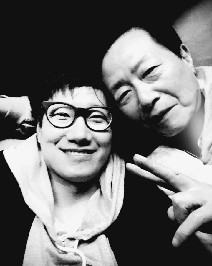 조우종이 고인이 된 아버지와 생전 함께한 모습