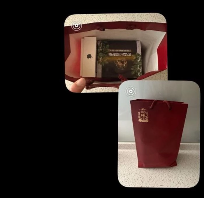 A씨가 판매 물품과 함께 보낸 마늘즙