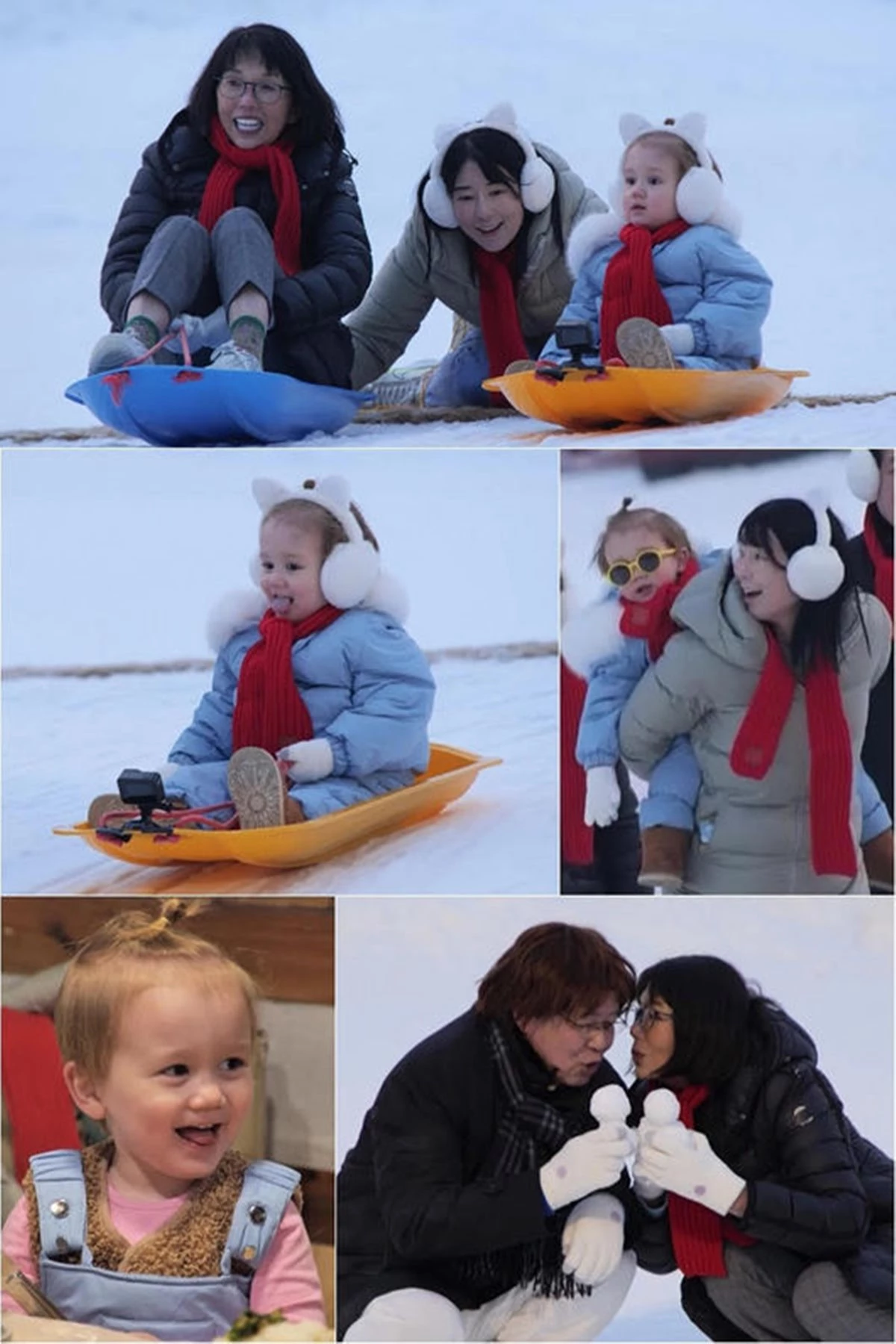 '슈퍼맨이 돌아왔다' 오는 3일 방송분 장면 모음. 사유리, 젠 모자와 사유리 부모님 모습. / KBS2 제공