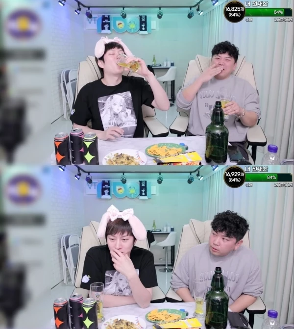 BJ 최군 아프리카TV 방송에 출연한 김희철 / 이하 유튜브 '최군TV [무삭제 풀영상]'