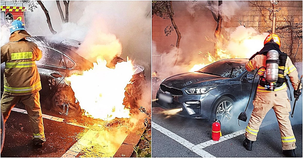 차량 화재 장면. 자료 사진 / 서울 관악소방서 제공-뉴스1