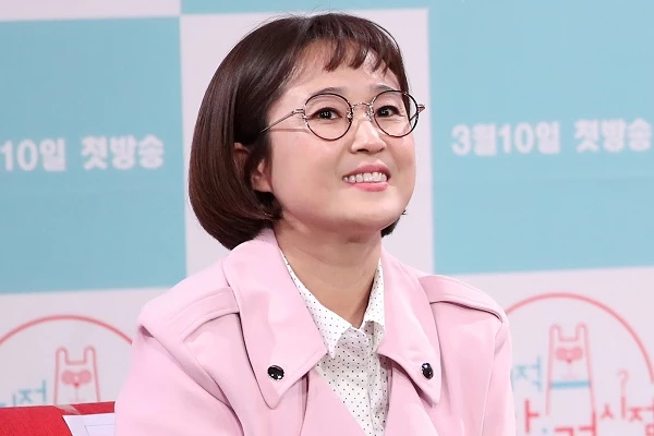 송은이가 지난 2018년 3월 서울 마포구 상암동 MBC 신사옥에서 열린 '전지적 참견 시점' 제작발표회에 참석했다. / 연합뉴스