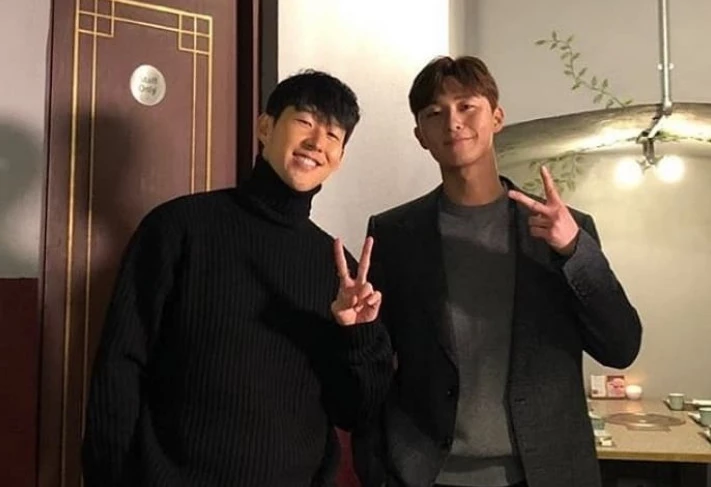 손흥민과 박서준 / 박서준 인스타그램