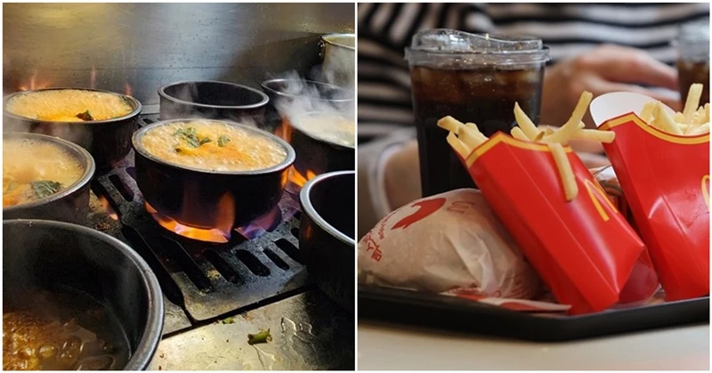 서울의 한 국밥집과 맥도날드  / 뉴스1