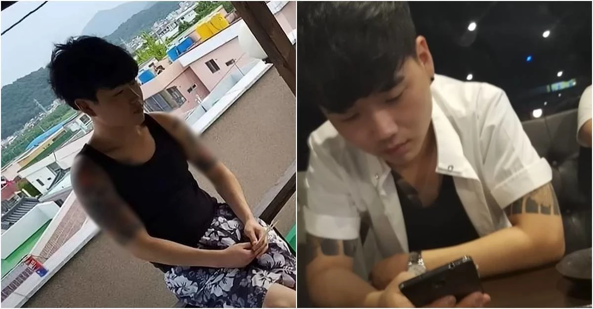 앞서 이진호가 공개한 황영웅 추정 과거 사진