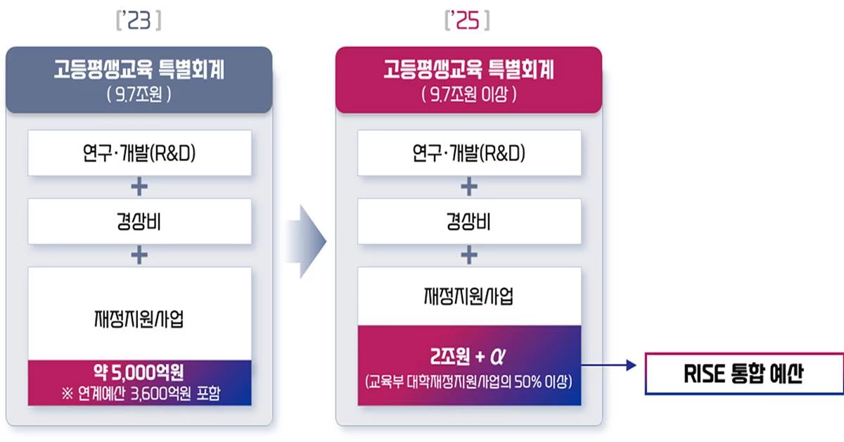 대구시가 교육부 주관 ‘지역혁신중심 대학지원체계(라이즈, RISE)’ 시범지역 공모에 최종 선정됐다. 사진은 지역혁신중심 대학지원체계(RISE) 개요/대구시