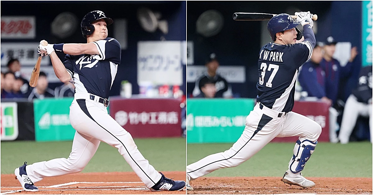 WBC 한국 대표팀 토니 현수 에드먼과 박건우 / 이하 뉴스1