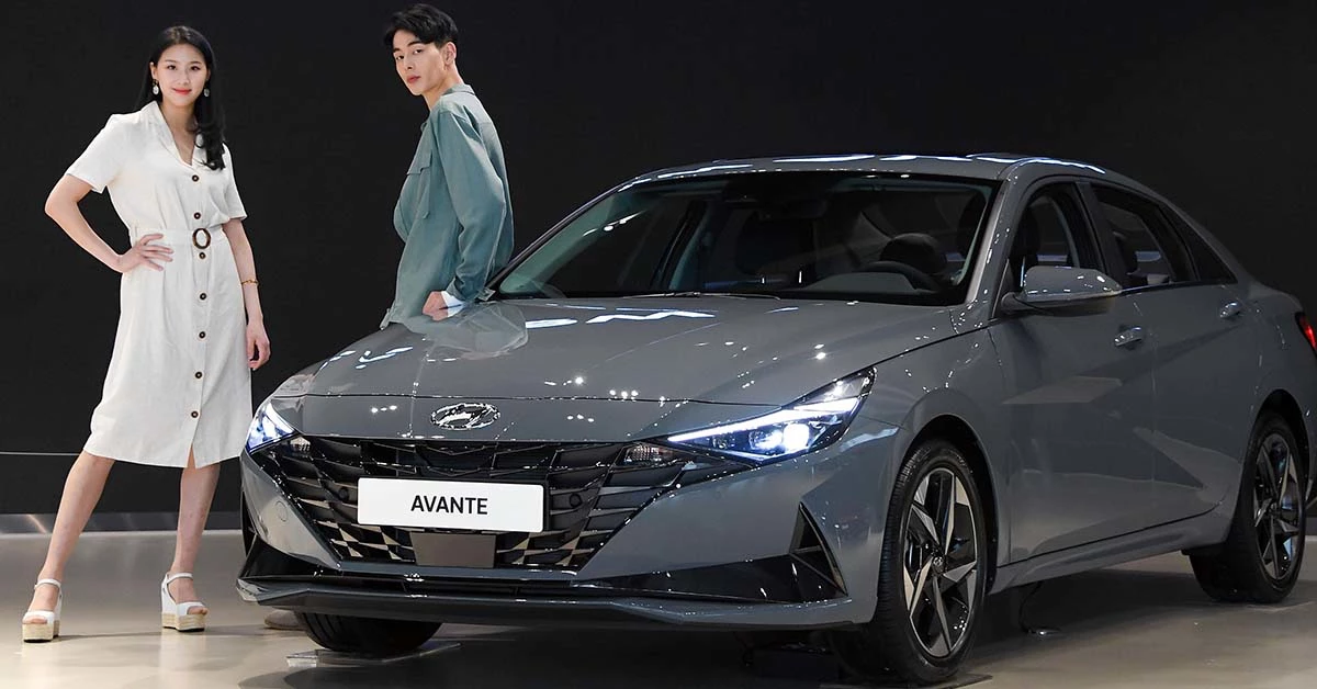 현대자동차 '올 뉴 아반떼'. 페이스리프트('더 뉴 아반떼') 전 모델이다. / 현대차 제공