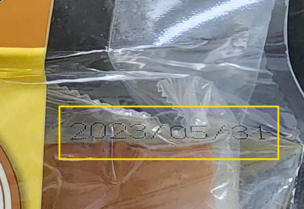 회수 대상 카스테라 제품 봉지에 적힌 소비기한