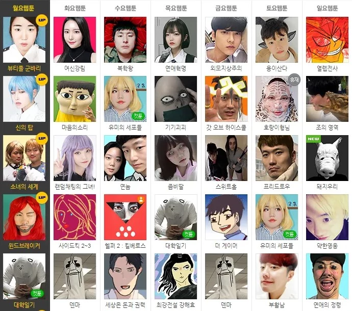 2019년 네이버 웹툰 만우절 이벤트