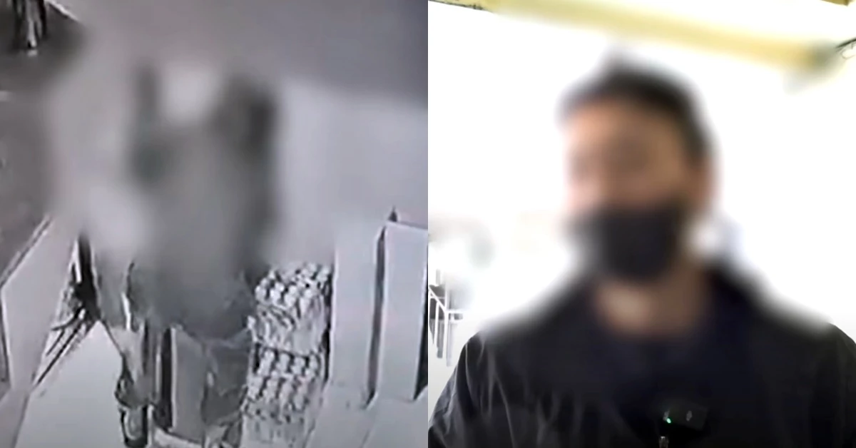 온라인으로 주문한 생수를 빼돌린 후 미수령했다는 거짓말로 불법 이득을 취한 여성(좌)과 피해 택배 기사. /이하 MBC