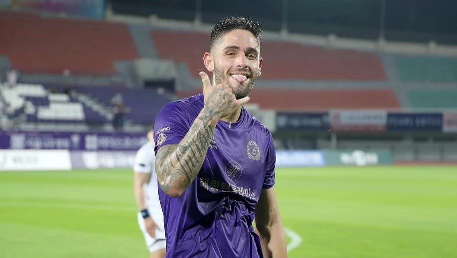 올 시즌 리그 득점 1위를 기록 중인 FC 안양 조나탄