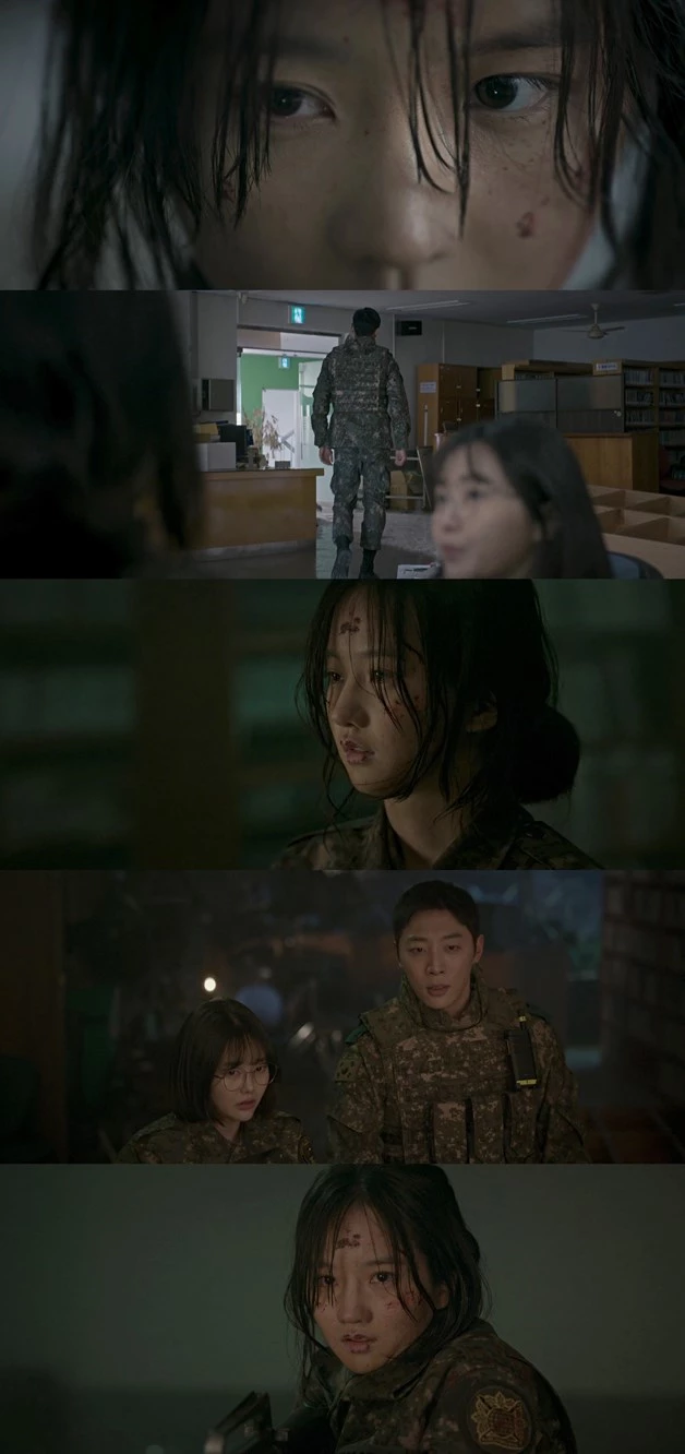 강렬하게 등장한 박정연