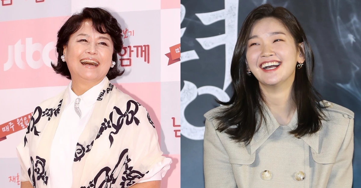 육촌지간인 배우 박원숙과 박소담 / 뉴스1