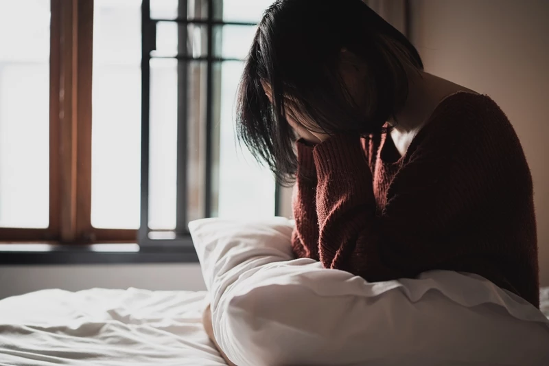 고뇌 중인 여성. (참고 사진) /WPixz-shutterstock.com