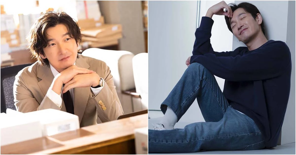 JTBC '신성한, 이혼'에서 변호사 신성한 연기한 조승우(왼쪽), 소속사에서 공개한 조승우 사진(오른쪽) / JTBC, 굿맨스토리 공식 인스타그램