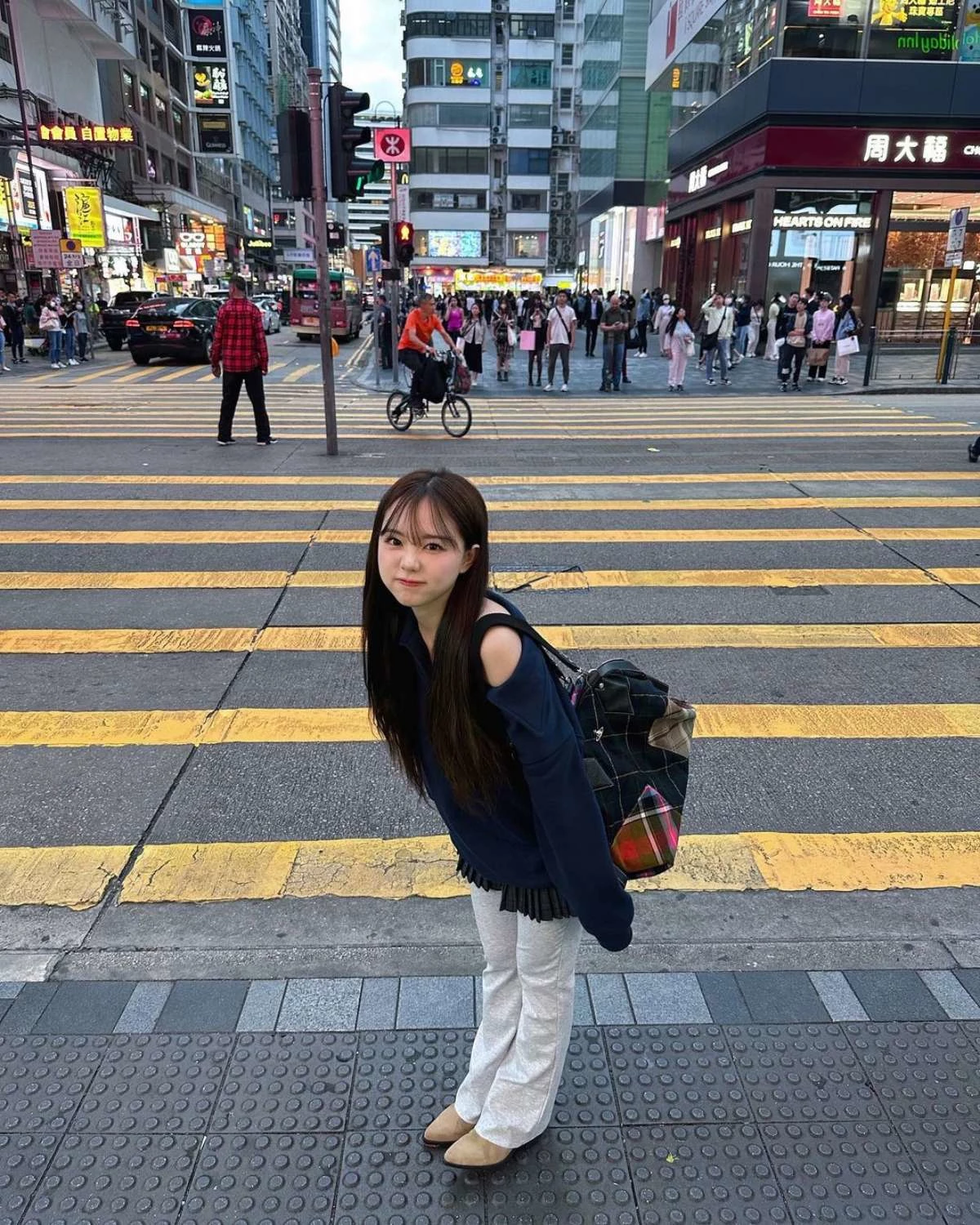 홍콩 여행 중인 홍영기