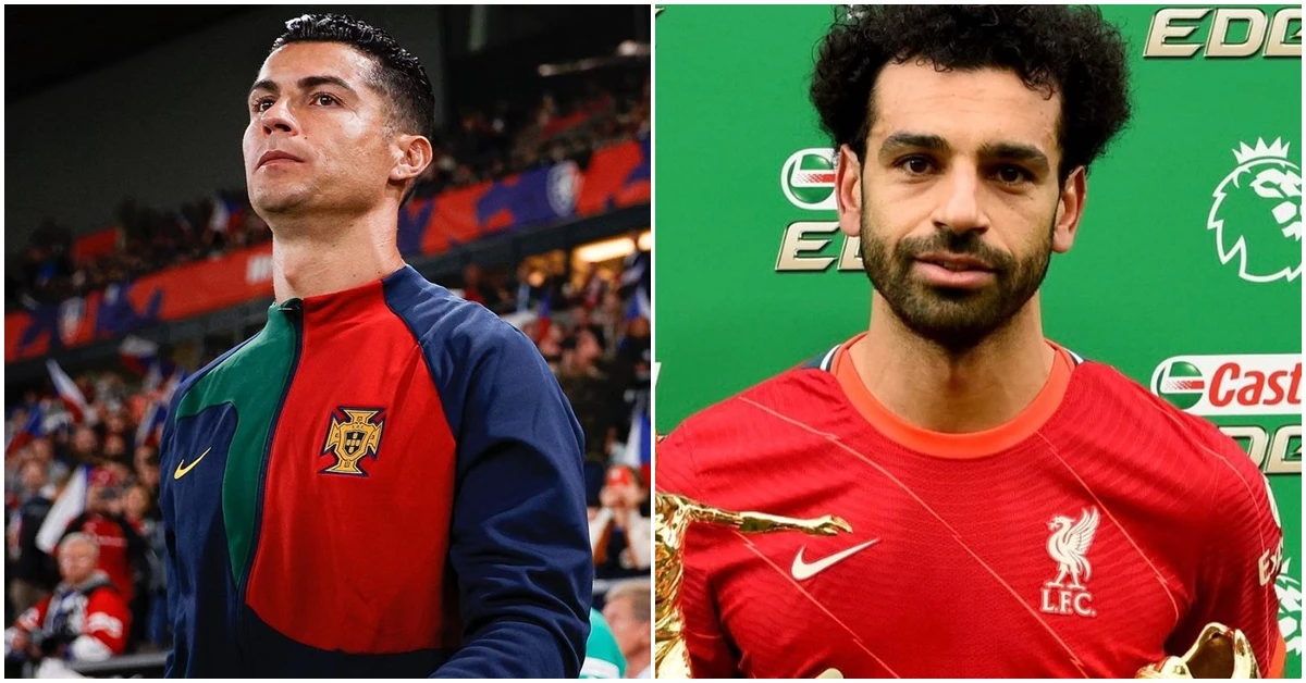 크리스티아누 호날두, 모하메드 살라 / 호날두, 살라 인스타그램